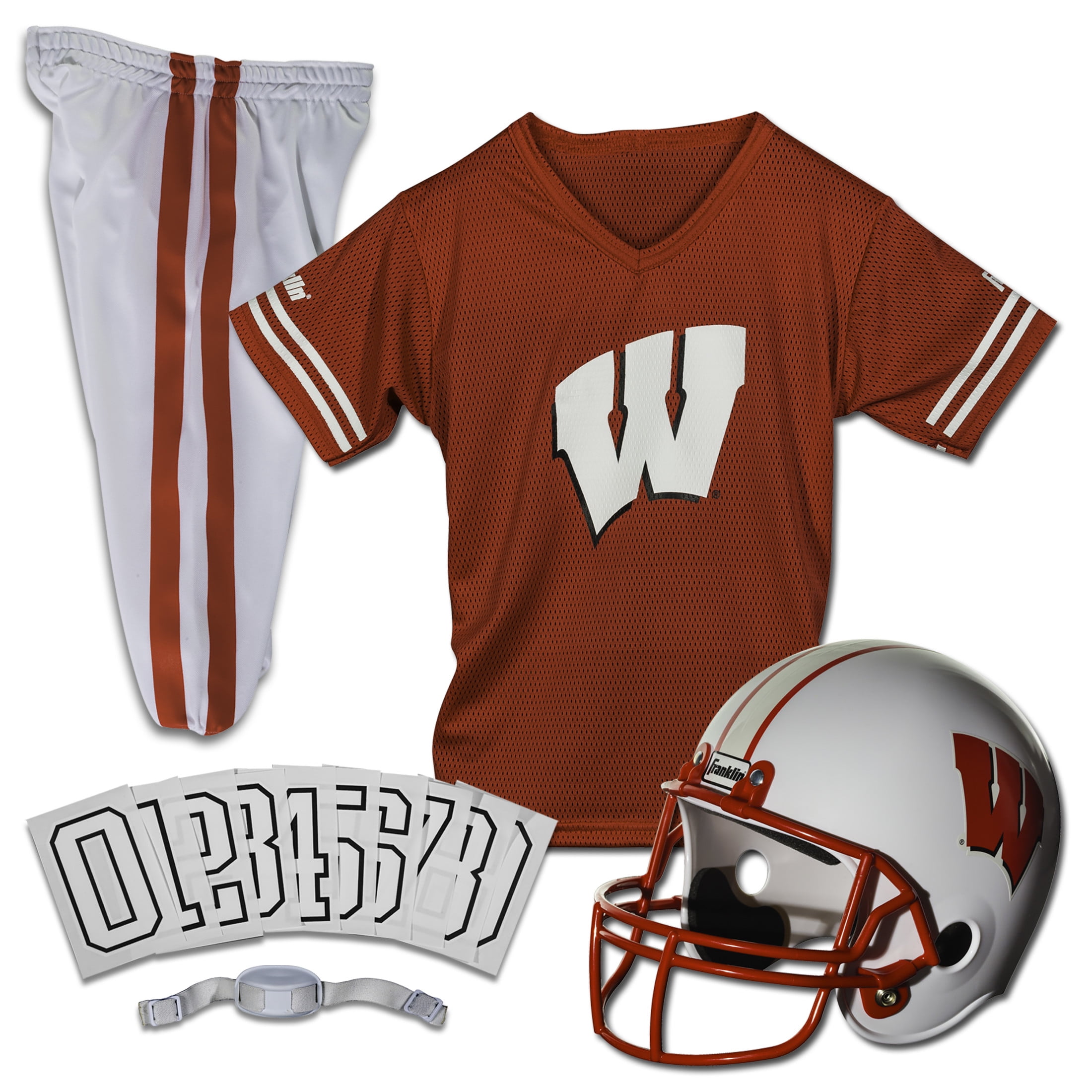University of Wisconsin Football Uniform 3 pc.