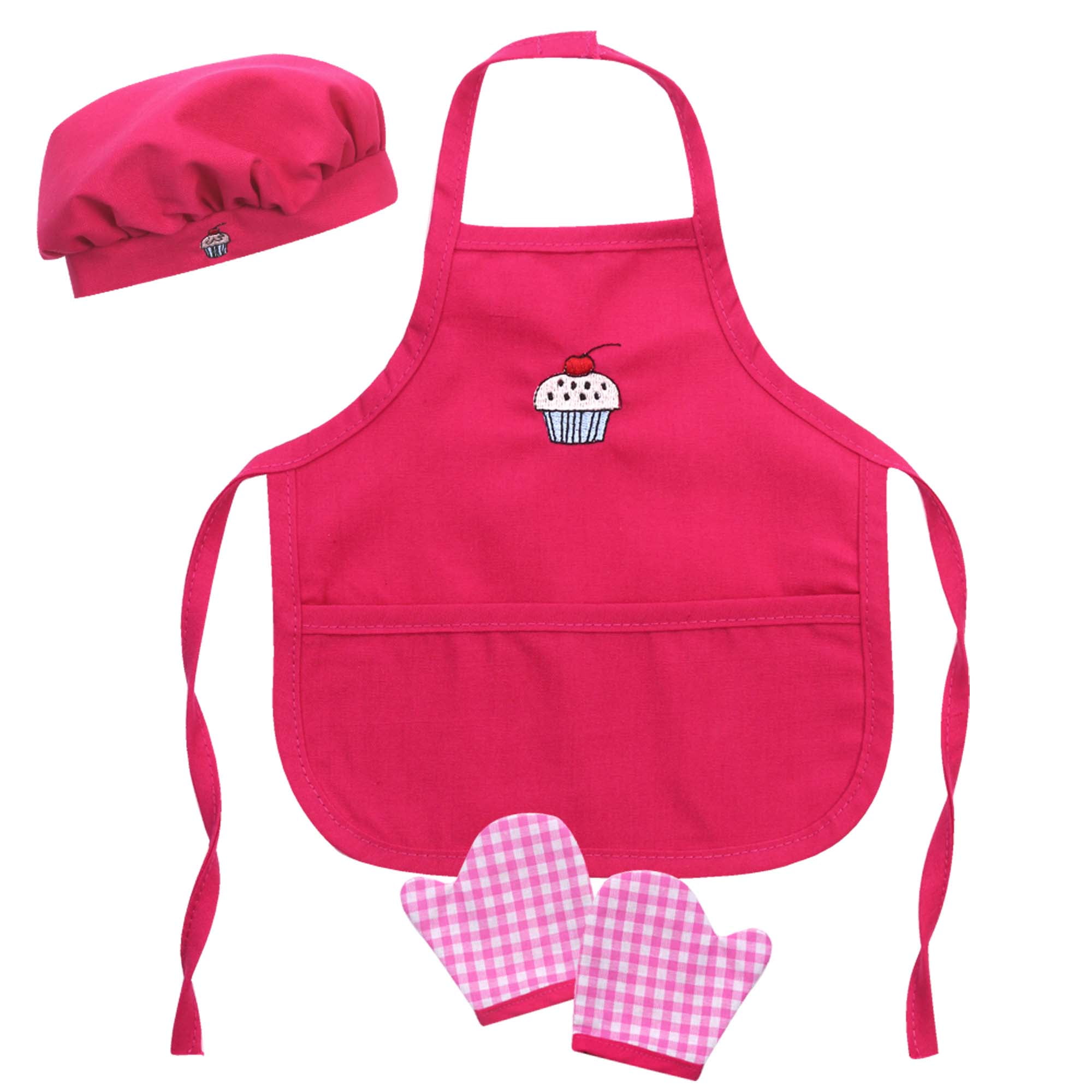 Baking Apron, Hat & Mitt Set 3 pc.