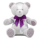 Build-A-Bear Birthstone Bear Featuring Swarovski Amethyst crystals