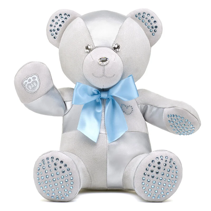 Build-A-Bear Birthstone Bear Featuring Swarovski Aquamarine crystals - Image 2