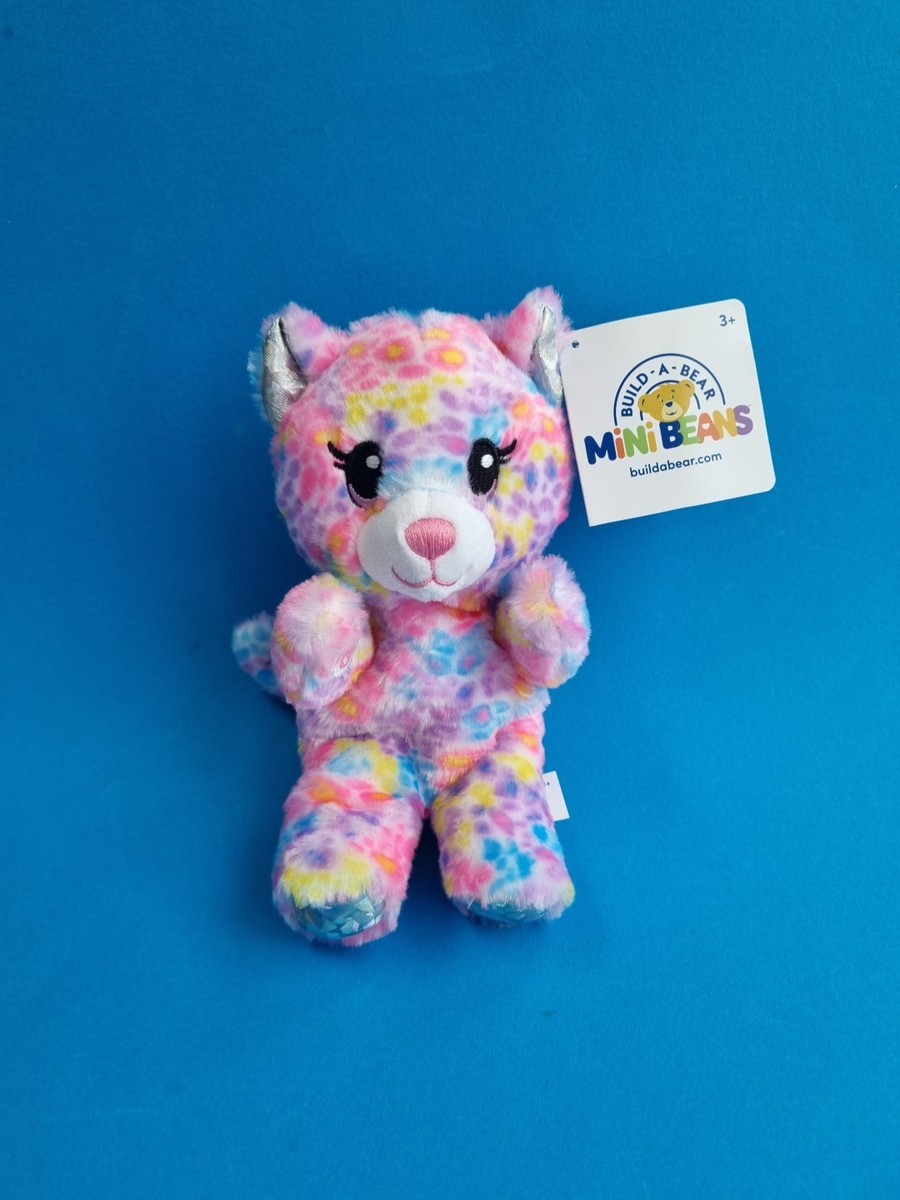 Build-A-Bear Mini Beans Rainbow Friends Leopard Stuffed Animal