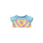 Build-A-Bear Mini Beans Rainbow Heart T-Shirt