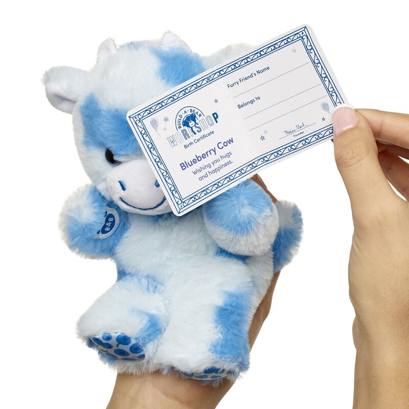 Build-A-Bear Mini Beans Blueberry Cow Stuffed Animal - Image 2