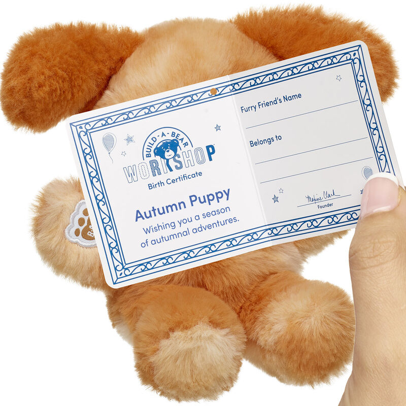 Build-A-Bear Mini Beans Autumn Puppy Stuffed Animal - Image 2