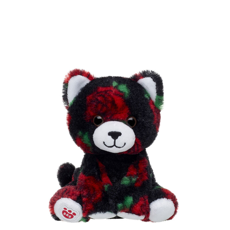 Build-A-Bear Mini Beans Red Rose Kitty Stuffed Animal