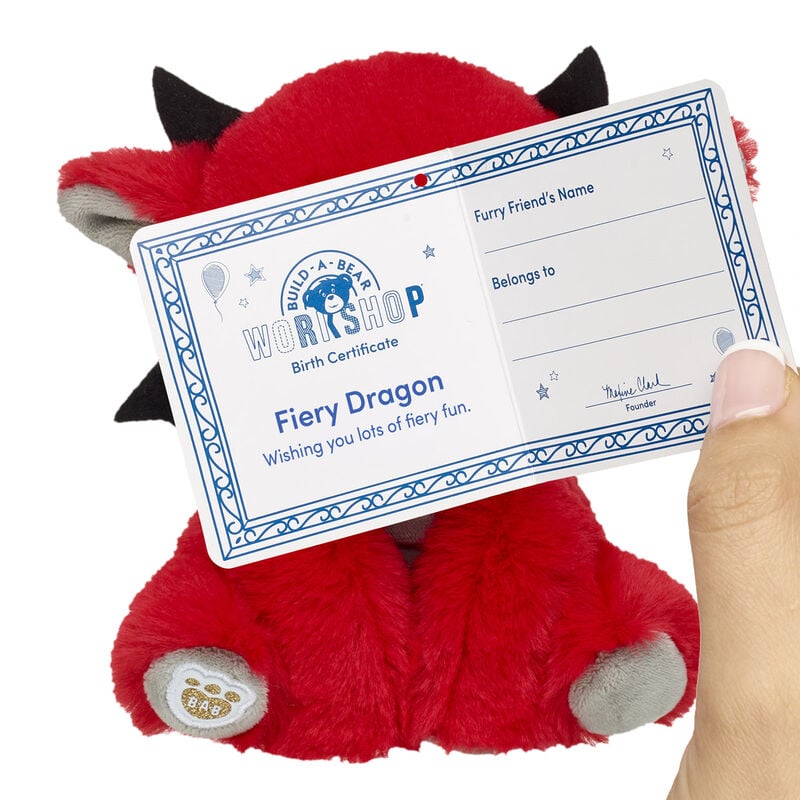 Build-A-Bear Mini Beans Fiery Dragon Plush - Image 2