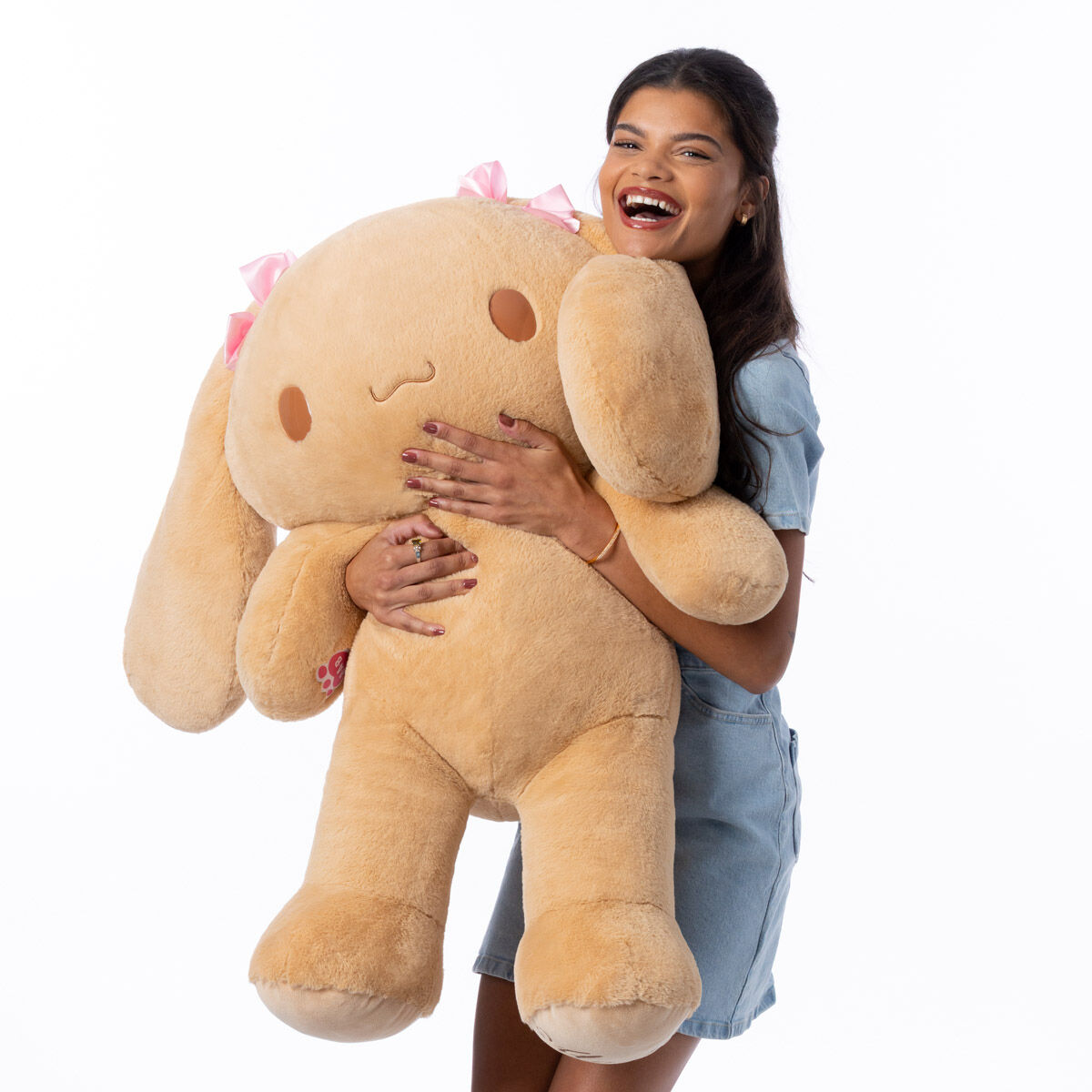 Sanrio Hello Kitty and Friends Giant Mocha Plush with Gifting Bow
