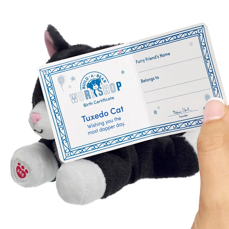 Mini Beans Promise Pets Tuxedo Cat Stuffed Animal - Image 2