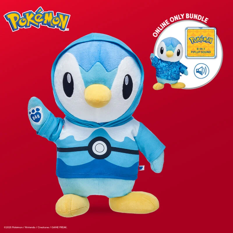 Pokémon Piplup Plush Bundle