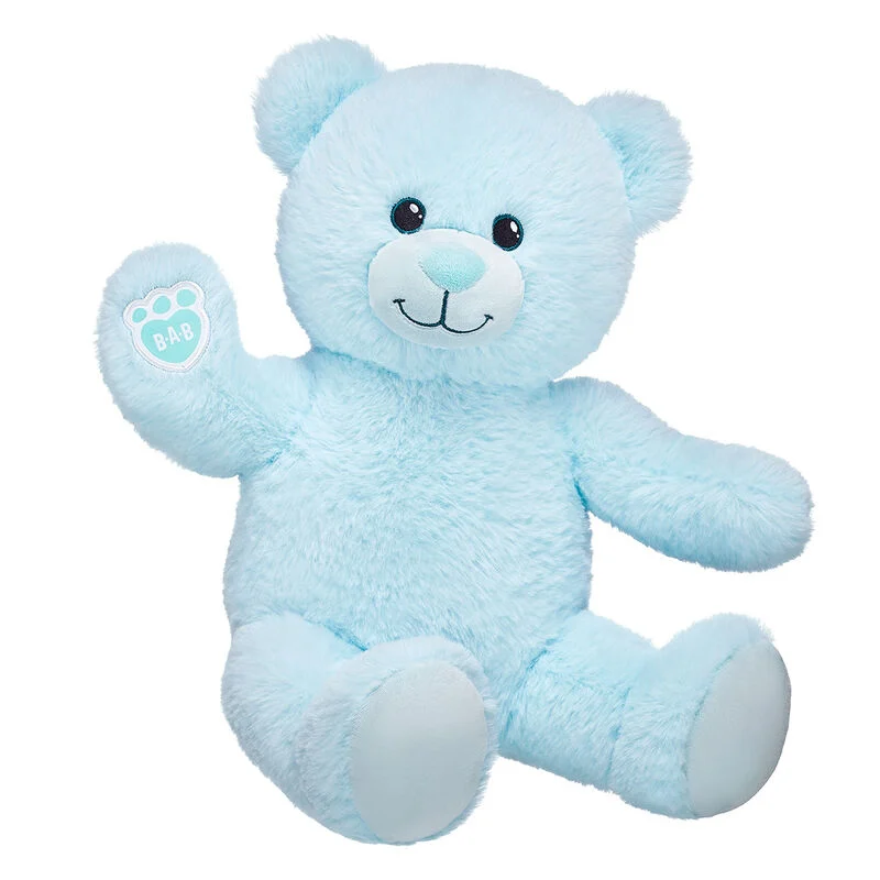 Baby Blue Teddy Bear "First Birthday" Gift Set - Image 2