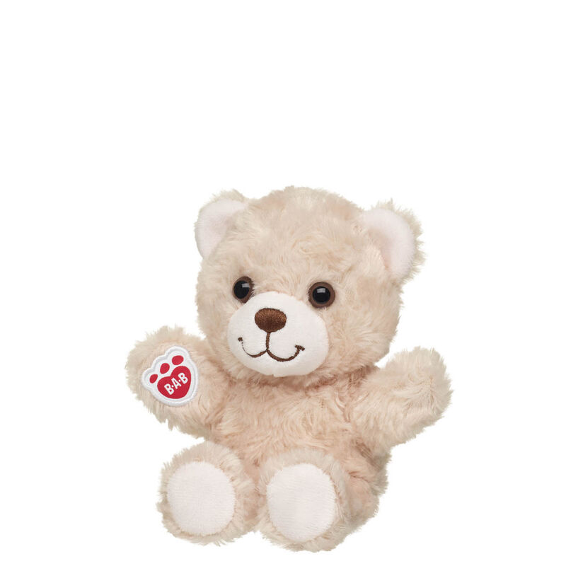 Build-A-Bear Mini Beans Happy Hugs Teddy Bear Festive Lights Gift Set